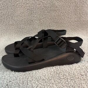Chaco‎ Z/Cloud Sandals Mens Size 11 Adjustable Straps Black Comfort Walking